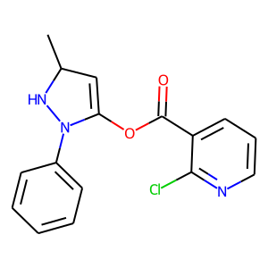 CAS:680579-30-0 | OR21588 | 5-methyl-2-phenyl-2,5-dihydro-1H-pyrazol-3-yl 2-chloronicotinate