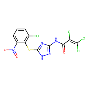CAS:243963-03-3 | OR21627 | N1-{5-[(2-chloro-6-nitrophenyl)thio]-1H-1,2,4-triazol-3-yl}-2,3,3-trichloroacrylamide