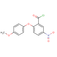 CAS: 175135-69-0 | OR21647 | 2-(4-methoxyphenoxy)-5-nitrobenzene-1-carbonyl chloride