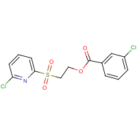 CAS: 188591-37-9 | OR21743 | 2-[(6-chloro-2-pyridyl)sulphonyl]ethyl 3-chlorobenzoate