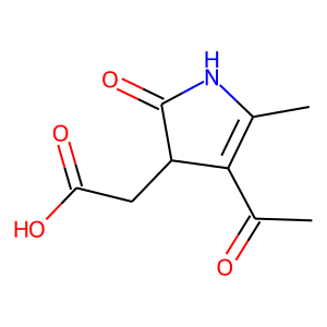 CAS:33492-33-0 | OR21808 | 2-(4-Acetyl-5-methyl-2-oxo-2,3-dihydro-1H-pyrrol-3-yl)acetic acid