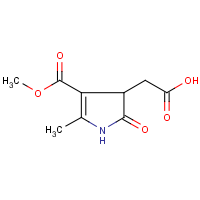 CAS:77978-73-5 | OR21810 | 2-[4-(methoxycarbonyl)-5-methyl-2-oxo-2,3-dihydro-1H-pyrrol-3-yl]acetic acid