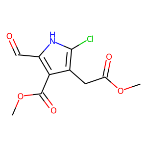 CAS:77988-75-1 | OR21815 | methyl 5-chloro-2-formyl-4-(2-methoxy-2-oxoethyl)-1H-pyrrole-3-carboxylate