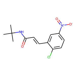 CAS:246235-58-5 | OR21826 | N1-(tert-butyl)-3-(2-chloro-5-nitrophenyl)acrylamide