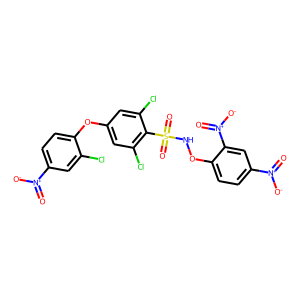 CAS:680579-44-6 | OR21856 | 2,6-dichloro-4-(2-chloro-4-nitrophenoxy)-N-(2,4-dinitrophenoxy)benzenesulphonamide