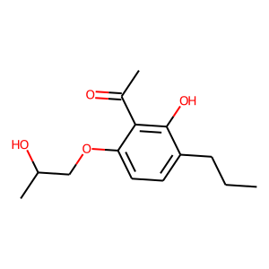 CAS:58974-96-2 | OR21971 | 1-[2-Hydroxy-6-(2-hydroxypropoxy)-3-propylphenyl]ethan-1-one