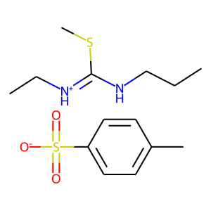 CAS:249278-30-6 | OR21977 | ethyl[(methylthio)(propylamino)methylidene]ammonium 4-methylbenzene-1-sulphonate