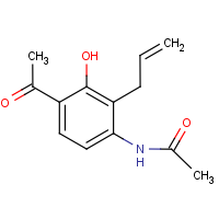 CAS:69069-03-0 | OR21999 | N1-(4-Acetyl-2-allyl-3-hydroxyphenyl)acetamide