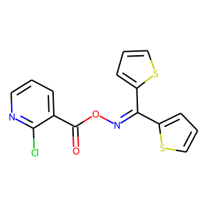 CAS:680579-48-0 | OR22102 | 2-chloro-3-[({[di(2-thienyl)methylene]amino}oxy)carbonyl]pyridine