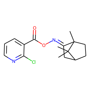 CAS:1980007-87-1 | OR22103 | 2-chloro-3-({[(1,7,7-trimethylbicyclo[2.2.1]hept-2-ylidene)amino]oxy}carbonyl)pyridine