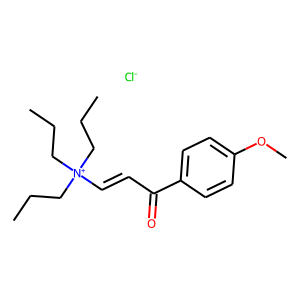 CAS:252367-62-7 | OR22240 | [3-(4-methoxyphenyl)-3-oxoprop-1-enyl](tripropyl)ammonium chloride