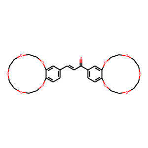 CAS:330157-28-3 | OR22321 | 1,3-di(2,3,5,6,8,9,11,12-octahydro-1,4,7,10,13-benzopentaoxacyclopentadecin-15-yl)prop-2-en-1-one