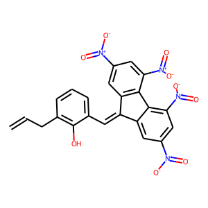 CAS:253605-82-2 | OR22340 | 2-allyl-6-[(2,4,5,7-tetranitro-9H-fluoren-9-yliden)methyl]phenol