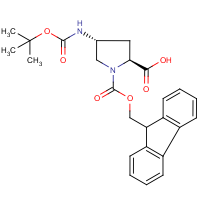 CAS: 273222-06-3 | OR2235 | (2S,4R)-4-Aminopyrrolidine-2-carboxylic acid, 4-BOC, N1-FMOC protected