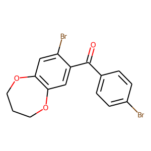 CAS:175136-37-5 | OR22466 | (8-bromo-3,4-dihydro-2H-1,5-benzodioxepin-7-yl)(4-bromophenyl)methanone