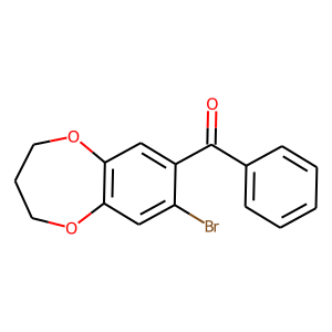 CAS:175136-38-6 | OR22467 | (8-bromo-3,4-dihydro-2H-1,5-benzodioxepin-7-yl)(phenyl)methanone