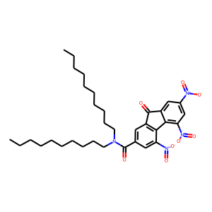 CAS:254973-44-9 | OR22555 | N2,N2-didecyl-4,5,7-trinitro-9-oxo-9H-fluorene-2-carboxamide