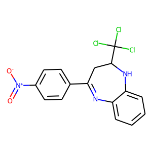 CAS:78159-81-6 | OR22584 | 4-(4-nitrophenyl)-2-(trichloromethyl)-2,3-dihydro-1H-1,5-benzodiazepine
