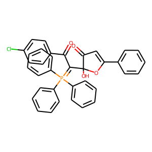 CAS:177599-46-1 | OR22608 | 2-[2-(4-chlorophenyl)-2-oxo-1-(1,1,1-triphenyl-lambda~5~-phosphanylidene)ethyl]-2-hydroxy-5-phenyl-2