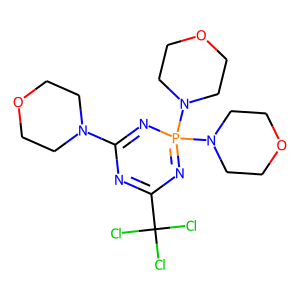 CAS:68756-80-9 | OR22636 | 4-[2,4-dimorpholino-6-(trichloromethyl)-1,3,5,2lambda~5~-triazaphosphinin-2-yl]morpholine