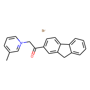 CAS:255715-80-1 | OR22649 | 1-(9H-2-fluorenyl)-2-(3-methyl-1-pyridiniumyl)-1-ethanone bromide