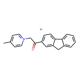 CAS:255715-81-2 | OR22650 | 1-(9H-2-fluorenyl)-2-(4-methyl-1-pyridiniumyl)-1-ethanone bromide