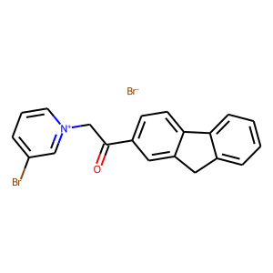 CAS:255715-85-6 | OR22654 | 2-(3-bromo-1-pyridiniumyl)-1-(9H-2-fluorenyl)-1-ethanone bromide
