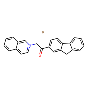 CAS:255715-86-7 | OR22655 | 1-(9H-2-fluorenyl)-2-(2-isoquinoliniumyl)-1-ethanone bromide