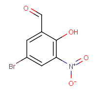 CAS:16634-88-1 | OR22716 | 5-Bromo-2-hydroxy-3-nitrobenzaldehyde