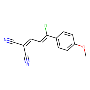 CAS:110954-07-9 | OR22740 | 2-[3-chloro-3-(4-methoxyphenyl)prop-2-enylidene]malononitrile