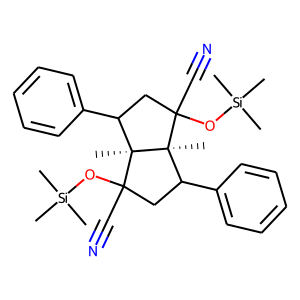 CAS: | OR22759 | 3a,6a-dimethyl-3,6-diphenyl-1,4-di[(1,1,1-trimethylsilyl)oxy]perhydropentalene-1,4-dicarbonitrile