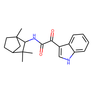 CAS:256458-77-2 | OR22789 | N1-(1,3,3-trimethylbicyclo[2.2.1]hept-2-yl)-2-(1H-indol-3-yl)-2-oxoacetamide