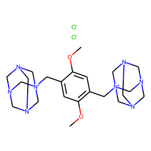 CAS:114558-97-3 | OR22852 | 1-[2,5-dimethoxy-4-(3,5,7-triaza-1-azoniatricyclo[3.3.1.1~3,7~]dec-1-ylmethyl)benzyl]-3,5,7-triaza-1