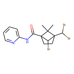 CAS:256954-40-2 | OR22853 | 6-bromo-4-(dibromomethyl)-5,5-dimethyl-N-pyridin-2-ylbicyclo[2.1.1]hexane-1-carboxamide