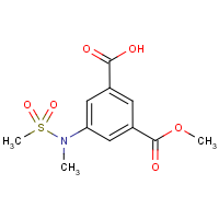 CAS: 695215-94-2 | OR2286 | 3-(Methoxycarbonyl)-5-[methyl(methylsulphonyl)amino]benzoic acid