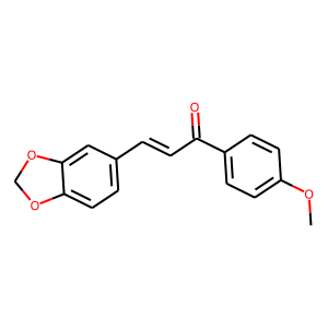 CAS:144309-50-2 | OR22946 | 3-(1,3-benzodioxol-5-yl)-1-(4-methoxyphenyl)prop-2-en-1-one