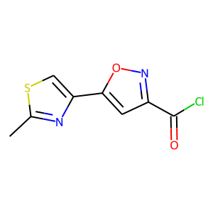CAS:368869-89-0 | OR23223 | 5-(2-methyl-1,3-thiazol-4-yl)-3-isoxazolecarbonyl chloride