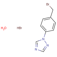 CAS:1138011-23-0 | OR23306 | 1-[4-(Bromomethyl)phenyl]-1H-1,2,4-triazole hydrobromide hydrate