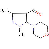 CAS: 26990-69-2 | OR23312 | 1,3-dimethyl-5-morpholino-1H-pyrazole-4-carboxaldehyde