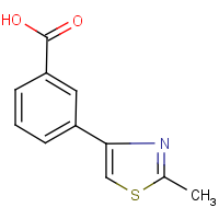 CAS: 28077-41-0 | OR23313 | 3-(2-Methyl-1,3-thiazol-4-yl)benzoic acid