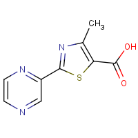 CAS:216959-92-1 | OR23325 | 4-Methyl-2-(pyrazin-2-yl)-1,3-thiazole-5-carboxylic acid