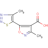 CAS:263385-59-7 | OR23346 | 3-Methyl-5-(4-methyl-1,2,3-thiadiazol-5-yl)isoxazole-4-carboxylic acid
