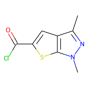 CAS:388088-75-3 | OR23362 | 1,3-dimethyl-1H-thieno[2,3-c]pyrazole-5-carbonyl chloride