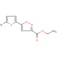 CAS: 423768-50-7 | OR23370 | ethyl 5-(5-bromo-2-thienyl)-3-isoxazolecarboxylate