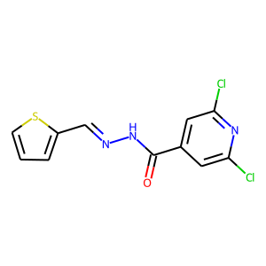 CAS:217088-27-2 | OR23481 | N'4-(2-Thienylmethylidene)-2,6-dichloropyridine-4-carbohydrazide