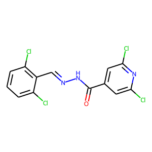 CAS:261765-00-8 | OR23482 | N'4-(2,6-dichlorobenzylidene)-2,6-dichloropyridine-4-carbohydrazide