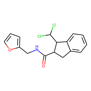 CAS:263256-07-1 | OR23503 | N2-(2-Furylmethyl)-1-(dichloromethyl)indane-2-carboxamide