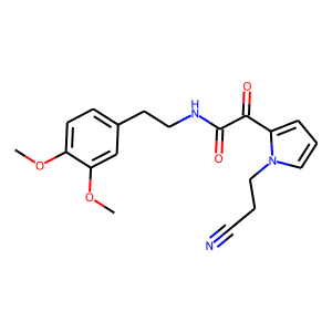 CAS:263554-39-8 | OR23510 | N1-(3,4-dimethoxyphenethyl)-2-[1-(2-cyanoethyl)-1H-pyrrol-2-yl]-2-oxoacetamide