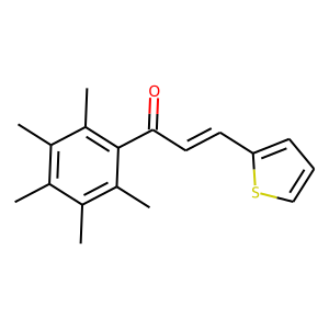 CAS:646506-54-9 | OR23522 | 1-(2,3,4,5,6-pentamethylphenyl)-3-(2-thienyl)prop-2-en-1-one