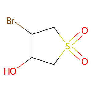CAS:35330-57-5 | OR23526 | 3-Bromo-4-hydroxytetrahydro-1H-1lambda~6~-thiophene-1,1-dione